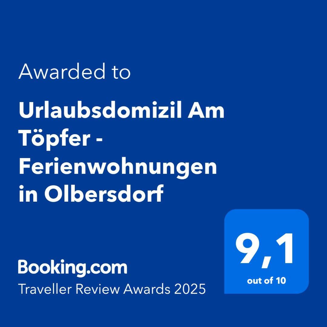 Urlaubsdomizil Am Toepfer - Ferienwohnungen In Olbersdorf Exterior photo
